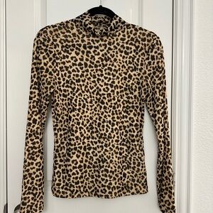 a new day Animal Print Long Sleeve Top